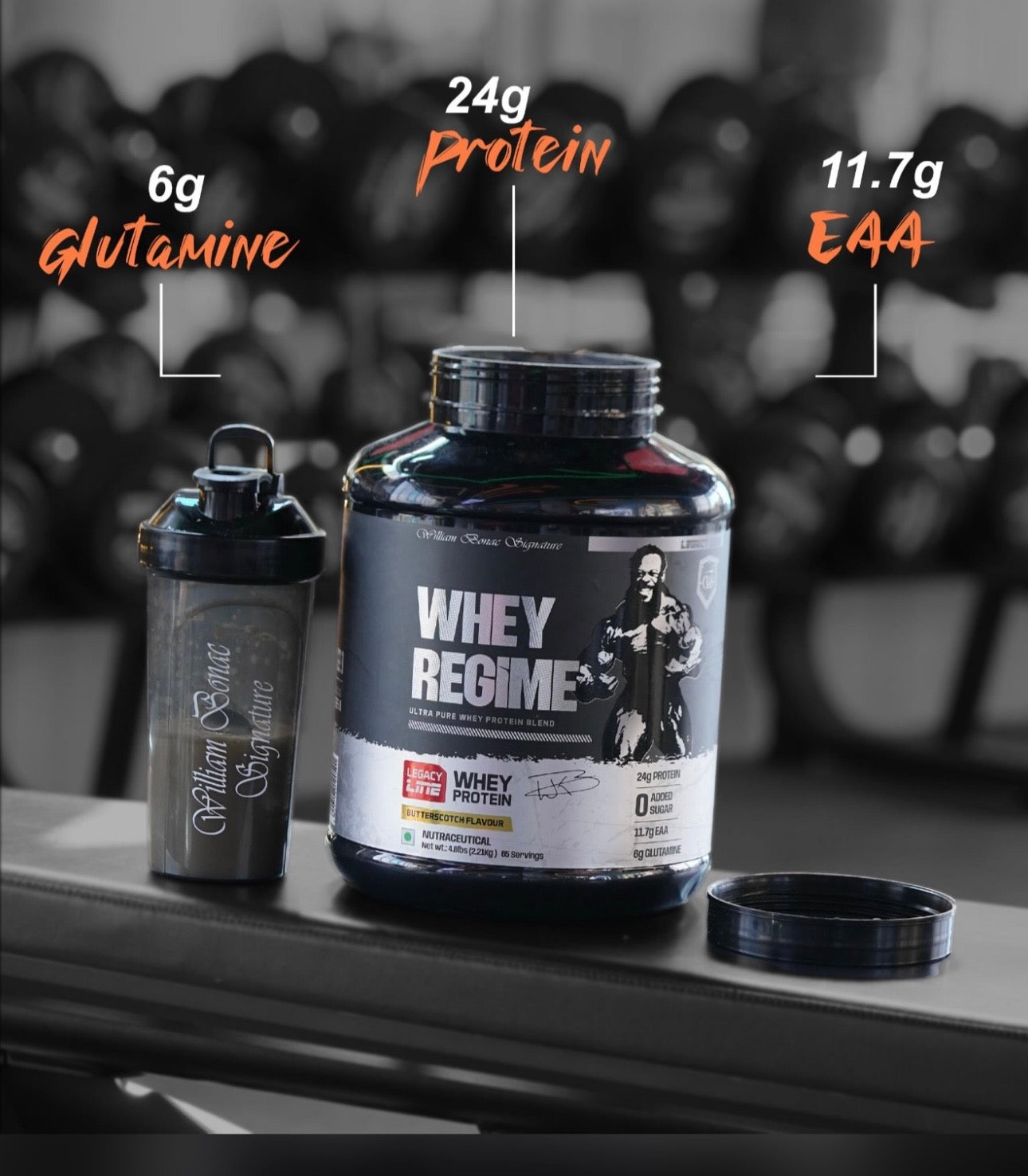 William Bonac Whey Regime 2.24kg 66 Servings