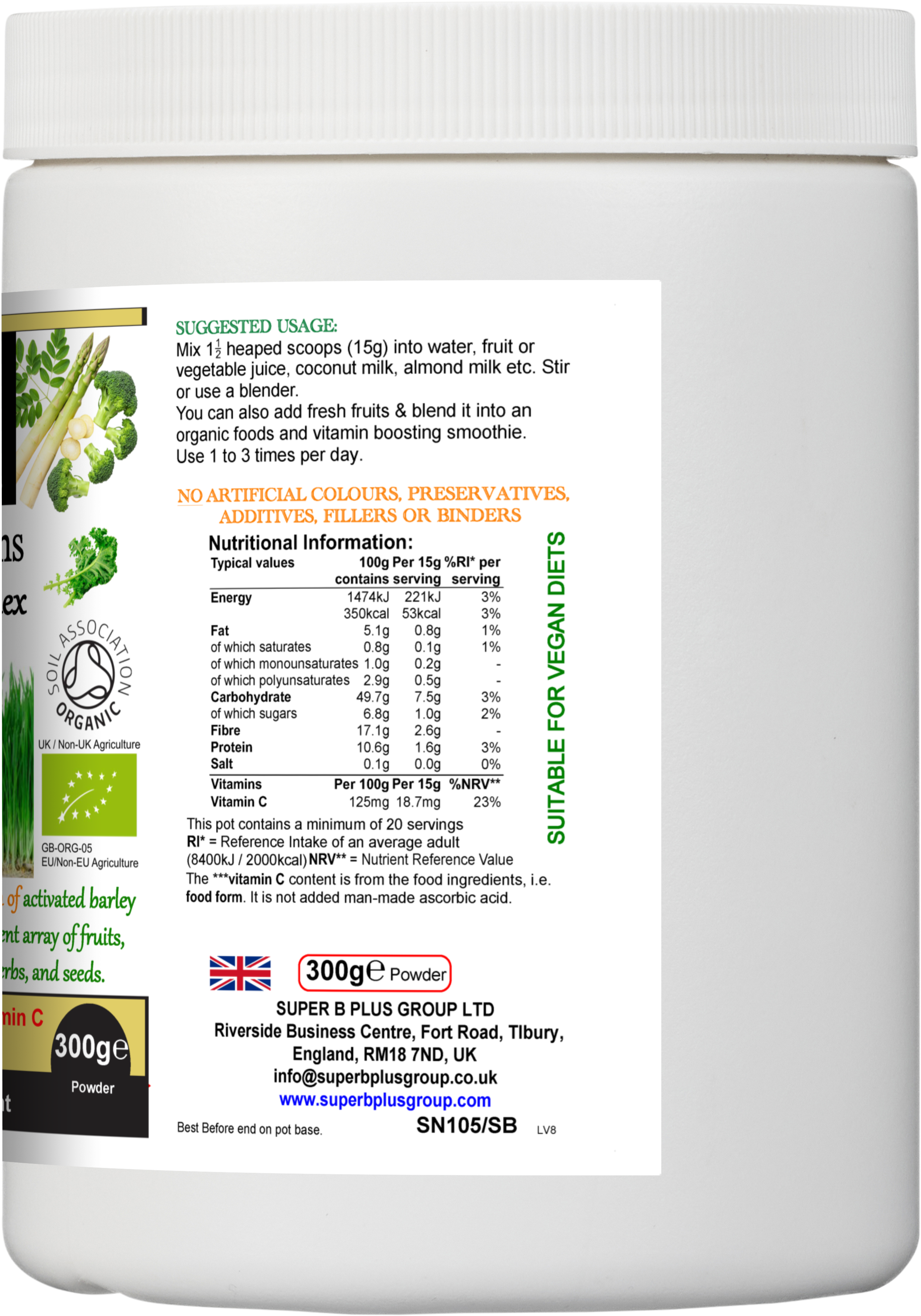Super Greens Protein Complex