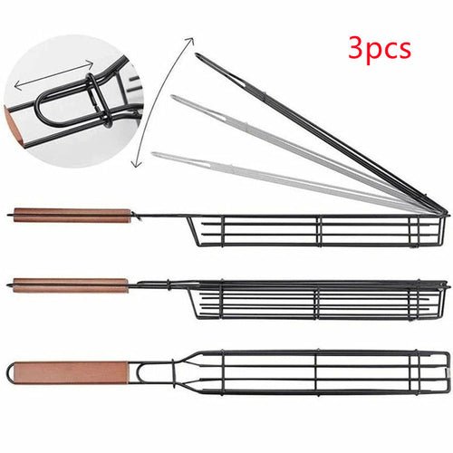 BBQ Grill Mesh Stainless Steel Tools Kitchen Accessories - The Beast Protein Hub