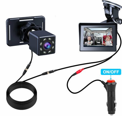 Car Infant Baby Infrared Night Vision Rearview Mirror - The Beast Protein Hub