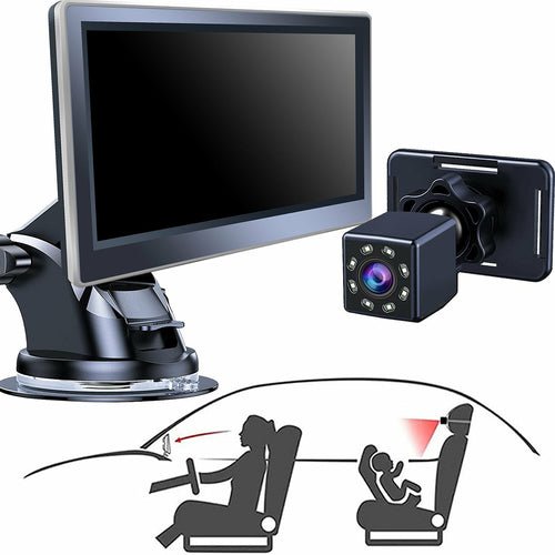 Car Infant Baby Infrared Night Vision Rearview Mirror - The Beast Protein Hub