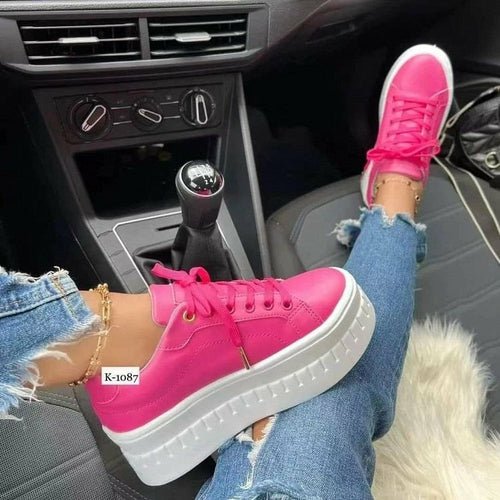Casual Platform Women's Shoes Flat Womens Sneakers - The Beast Protein Hub
