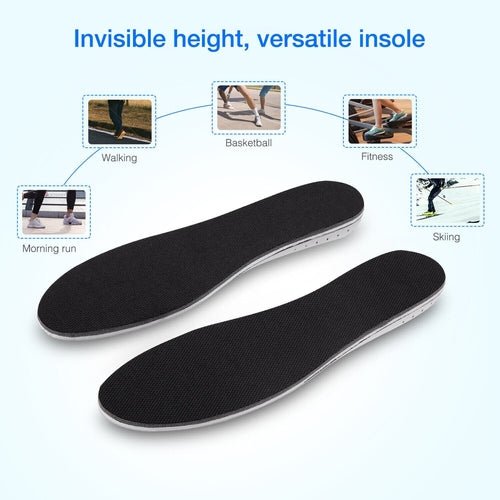 Men Women Invisible Height Increase Insoles Heel Lift Taller Shoe - The Beast Protein Hub