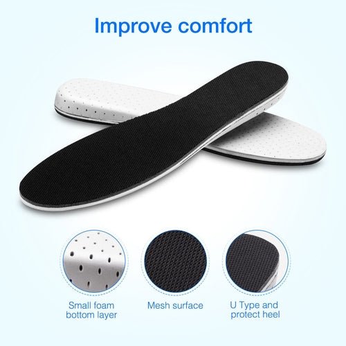Men Women Invisible Height Increase Insoles Heel Lift Taller Shoe - The Beast Protein Hub