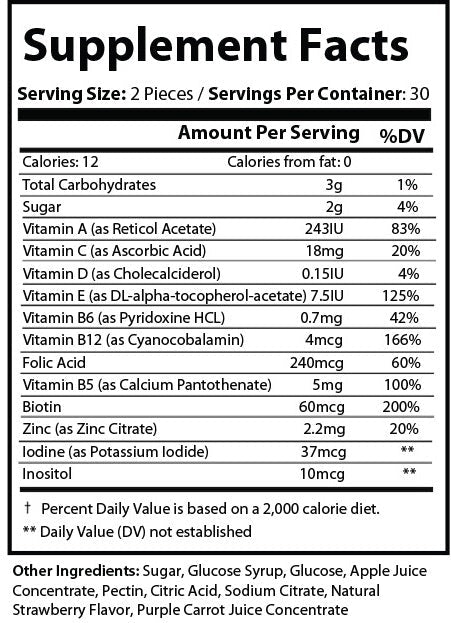 Pure Multi-Vitamins - Gummies - The Beast Protein Hub