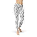 Womens Black and White Dice Leggings - The Beast Protein Hub