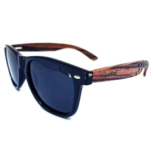 Zebrawood Sunglasses, Stars and Bars With Wooden Case, Polarized, - The Beast Protein Hub