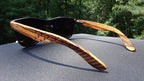 Zebrawood Sunglasses, Stars and Bars With Wooden Case, Polarized, - The Beast Protein Hub