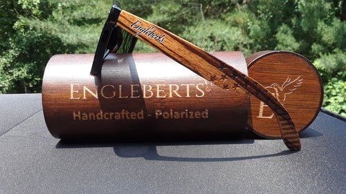 Zebrawood Sunglasses, Stars and Bars With Wooden Case, Polarized, - The Beast Protein Hub
