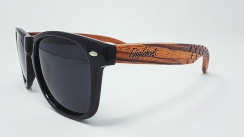 Zebrawood Sunglasses, Stars and Bars With Wooden Case, Polarized, - The Beast Protein Hub